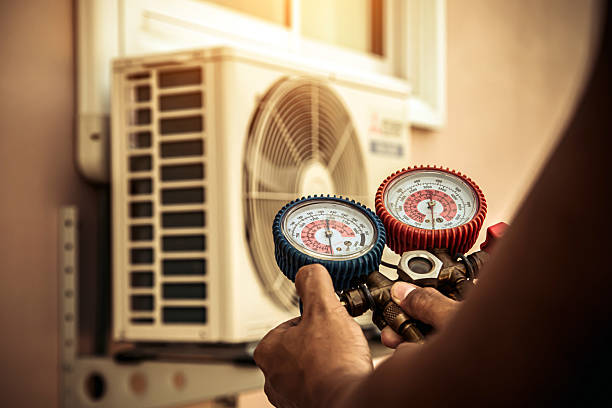 Professional Air Conditioning Service technician working in Oroville, WA